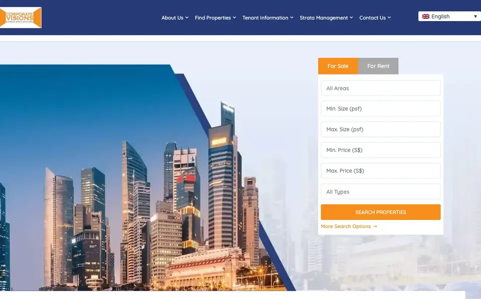 Corporate Visions website homepage, 4 Oct 2026
