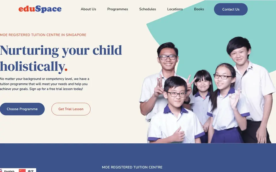 eduSpace Yishun website homepage, 4 Oct 2026