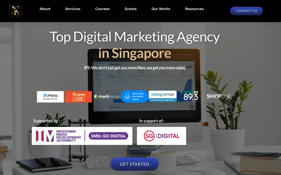Next Level SG website homepage, 4 Oct 2026