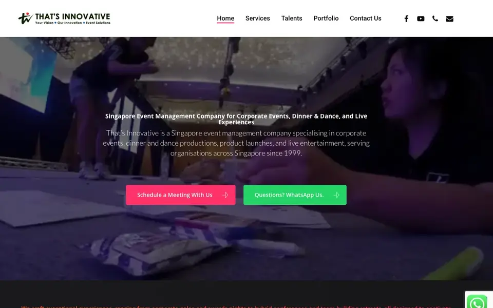 Thats Innovative website homepage, 4 Oct 2026