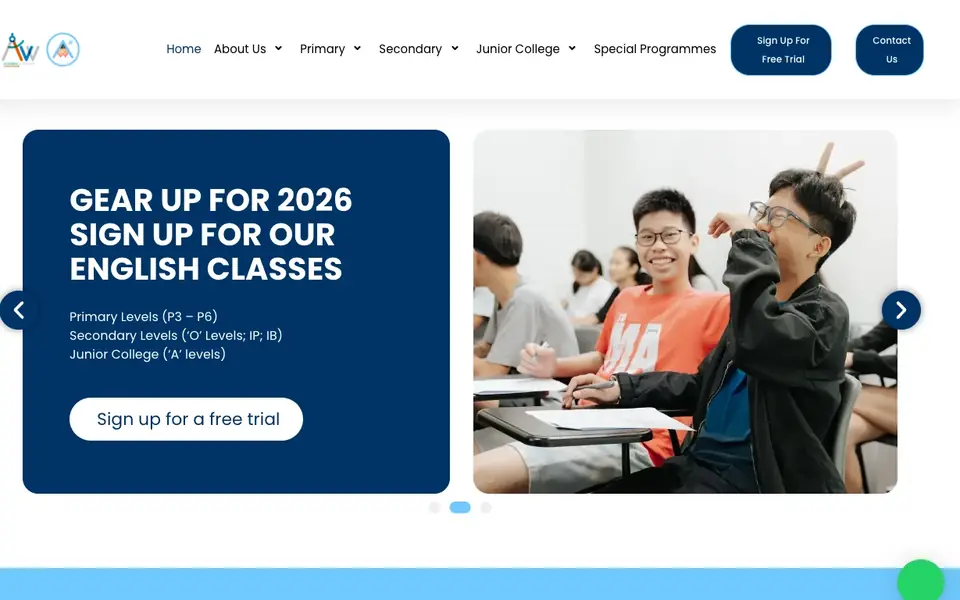 The Academic Workshop website homepage, 4 Oct 2026